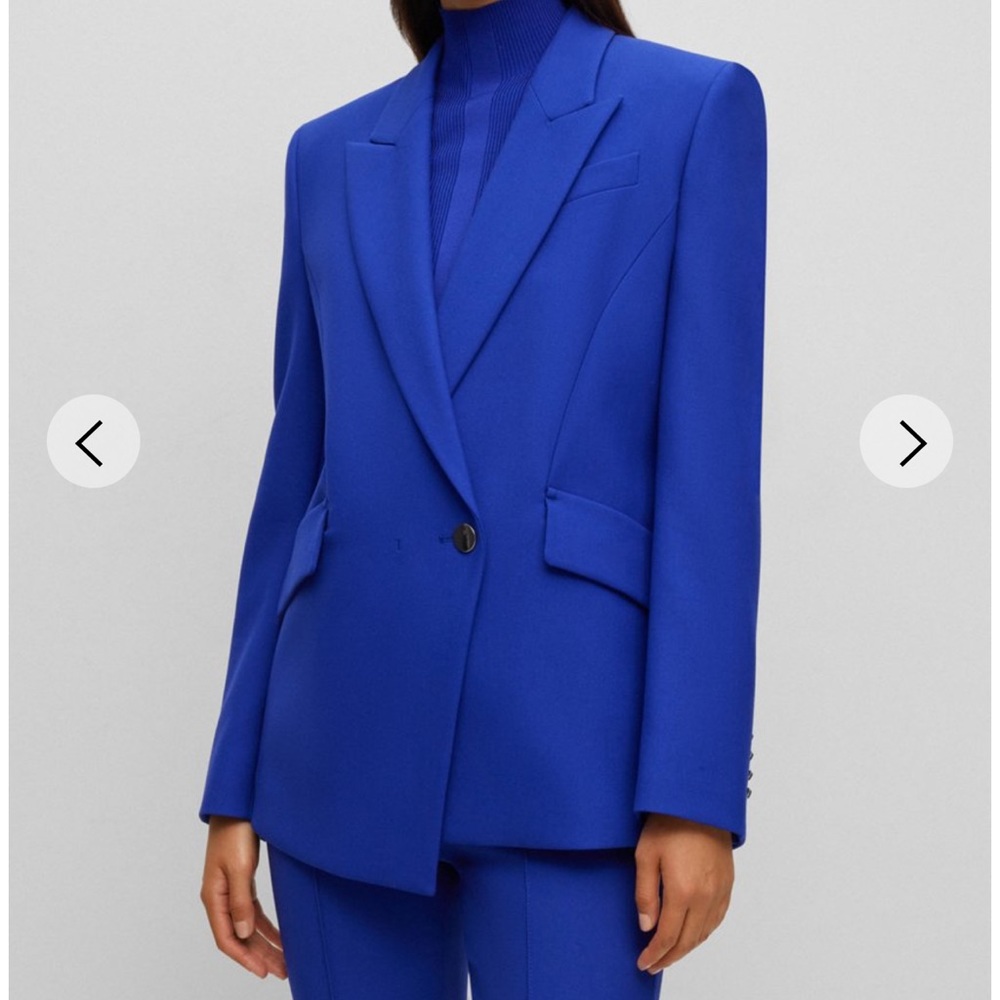 BOSS
REGULAR-FIT JACKET IN STRETCH FABRIC WITH ASYMMETRIC FRONT ‼️‼️ - Picture 6 of 11